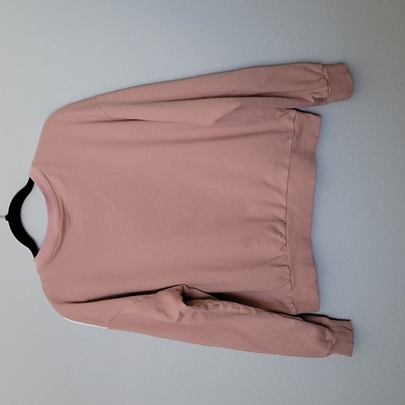 H&M Soft Girl Casual Divided Chevron Colorblock Sweater Large - Picture 6 of 6